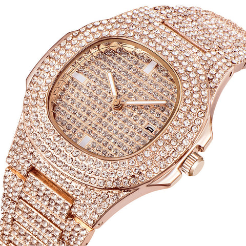 Iced Out Diamond Watch