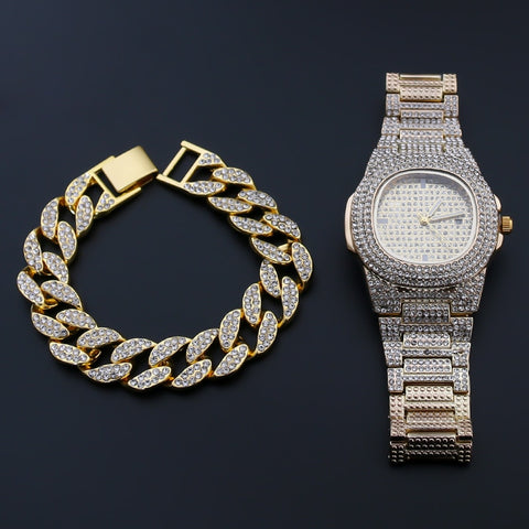 Iced Out CZ watch